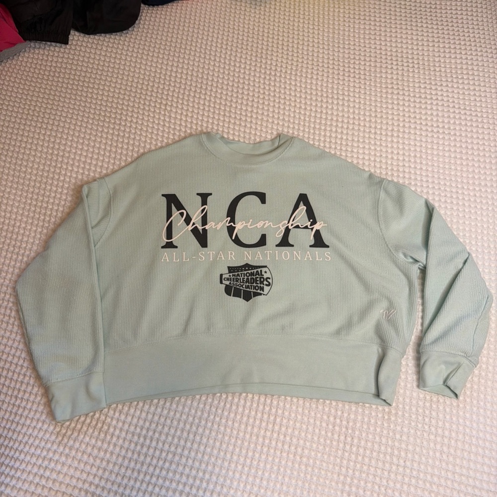 Varsity Mint Green NCAA All-Star Nationals Sweatshirt - Script Graphic